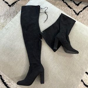 Steve Madden over the knee boots Black SZ 8